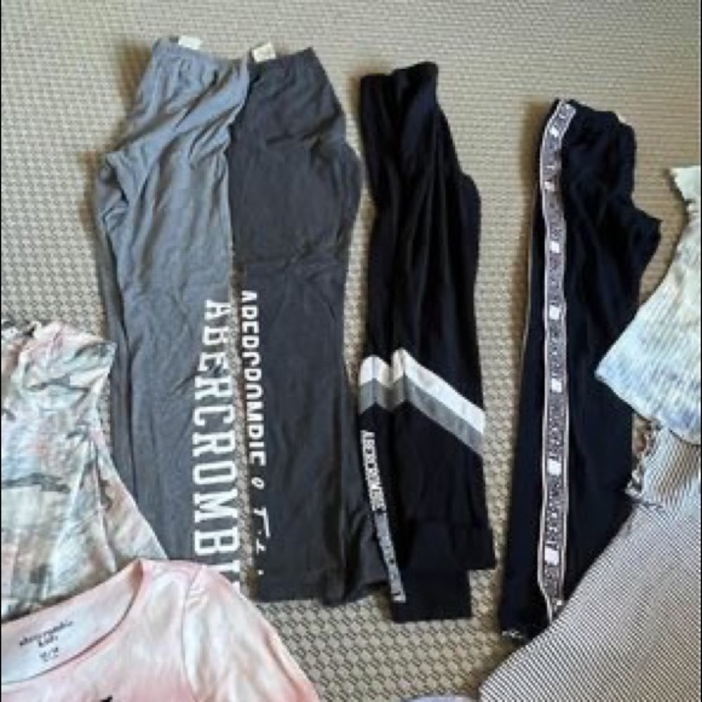 Mixed lot Girls Tops & leggings Abercrombie & Hollister Girls size 13/14